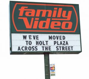 Family Video Sign